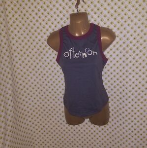 New with Tag Gray Purple Afternoon Tank